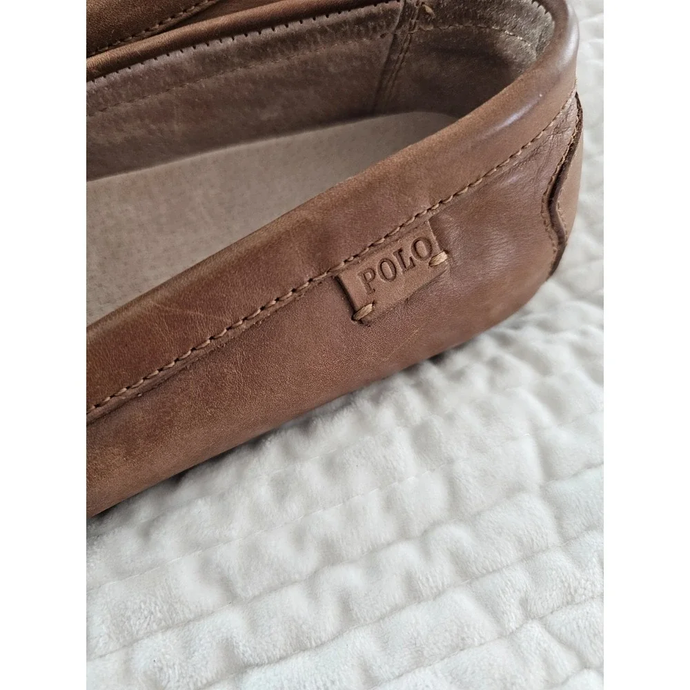 Polo Whiteley So Drv Leather Quiet Luxury Preppy Academia Boat Shoes Mens Sz 8.5